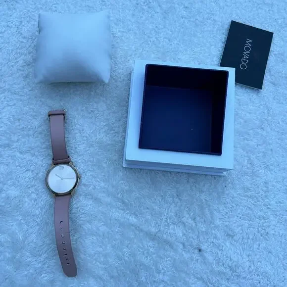 Movado BOLD Light Pink/Gold Colored Watch